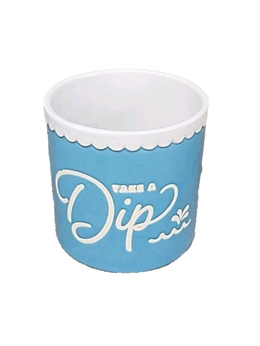 Hallmark TAKE A DIP Food Jar Container  Microwave & Dish Washer Safe